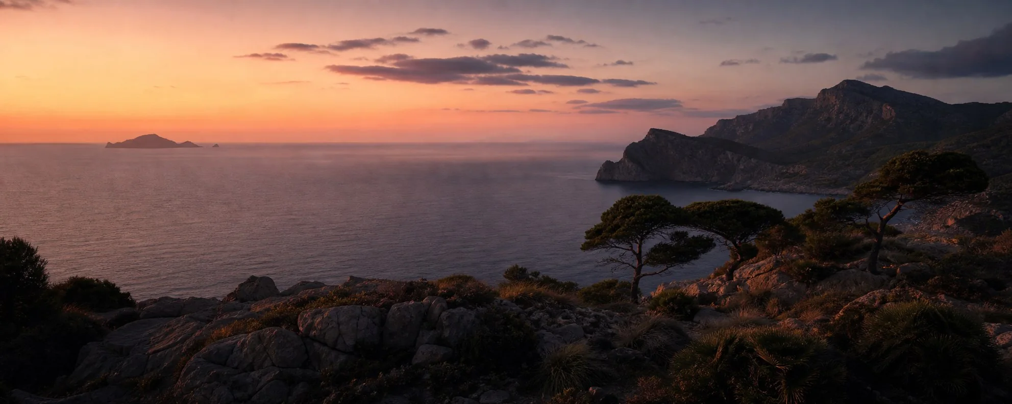 Helle Mallorca-Landschaft